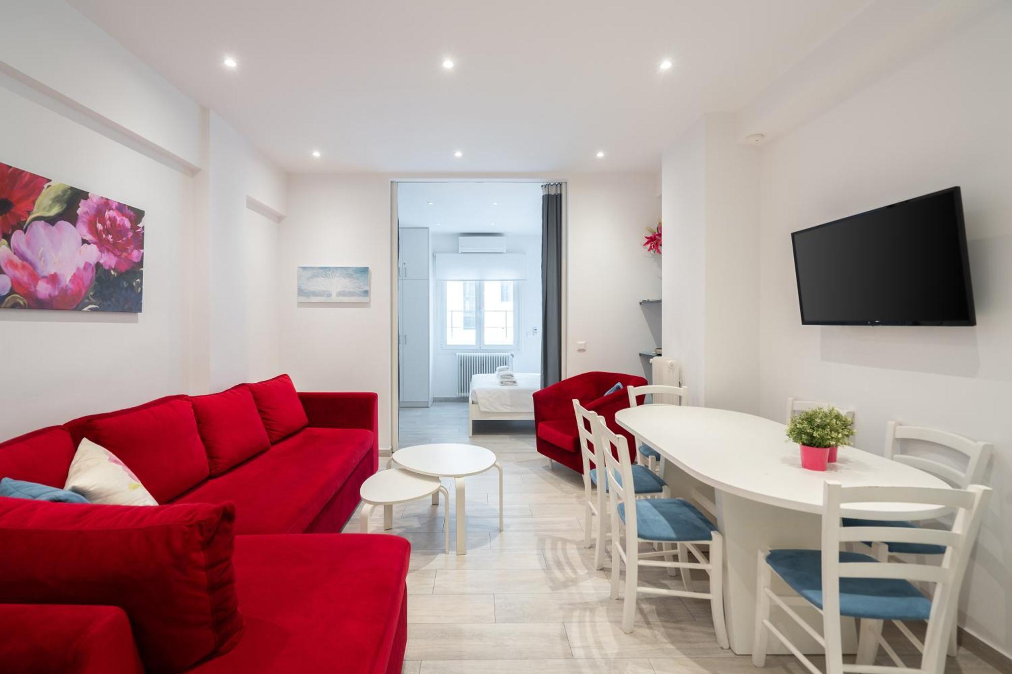 Vibrant & Cozy Apt In Athens Luaran gambar